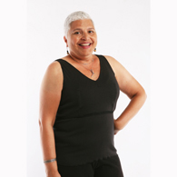 Softee ABEIXXL541 Vee Mastectomy Camisole-Beige-2XL