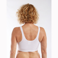 Softee FWM151 Soft Silhouette Pocket Bra, White, Mediumium