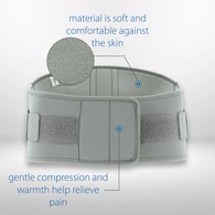 Swede-O 6071 Thermal Vent Lumbar Support - 3 Size Options