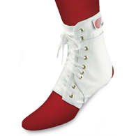 Swede-O 6331 Knit Tongue Ankle Lok Brace-White-Extra Large