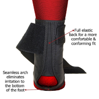 Swede-O 6335 Inner Lok 8 Ankle Brace-Black-Small