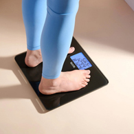 Tanita HD-384 High Capacity Bathroom Scale, Black, 440 lb