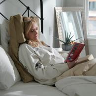 Tausi TVC1100 Cushioned Pillow Case Vertical Camel