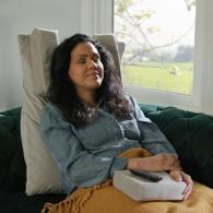 Tausi TVG1100 Cushioned Pillow Case Vertical Gray