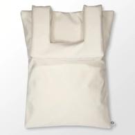 Tausi TVI1100 Cushioned Pillow Case Vertical Ivory