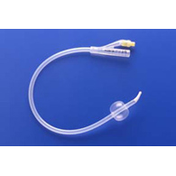 Rusch 171305180 Foley Catheter, Silicone, Coude Tip, 2-Way, 18 Fr., 5 cc (5/Box)