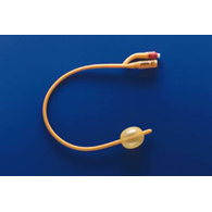 Rusch Gold 180730160 Foley Catheter, Silicone-Coated Latex, 16 Fr., 30 cc (10/Box)