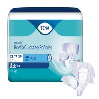 Tena ProSkin Plus 61199 Youth Incontinence Briefs, Extra Small (CS)