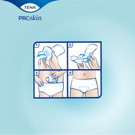 Tena ProSkin Day Light 62326 Bladder Control Pads, Moderate Absorbency, 13 in (CS)
