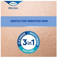 Tena ProSkin 64415 Body Wash Cleansing Cream, 3-in-1 Formula, Unscented, 1 L Pump Bottle
