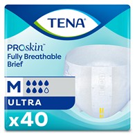 Tena 67200 Ultra Briefs, Medium, Moderate/Heavy Absorbency, 80/Case