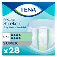 Tena 67903 Super Stretch Large/Extra Large Briefs, 56/Case