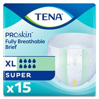 Tena 68011 Super Extra Large Briefs, Maximum Absorbency, 60/Case