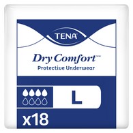 Tena Dry Comfort 72423 Absorbent Underwear, Large (CS)