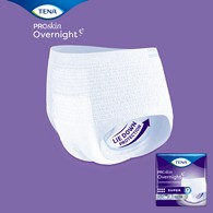 Tena ProSkin Overnight 72427 Super Protective Absorbent Underwear, Extra Large (BG)