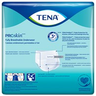 Tena ProSkin Plus 72632 Fully Breathable Absorbent Underwear, Medium (PK)