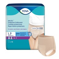 Tena ProSkin Protective 73030 Maximum Absorbent Underwear, Large (CS)