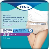 Tena ProSkin Protective 73040 Maximum Absorbent Underwear, Extra Large (BG)