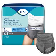 Tena ProSkin Protective 73520 Maximum Absorbent Underwear, Medium (BG)