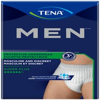 Tena 81780 Super Plus Men Medium Protective Underwear, 64/Case