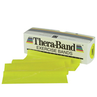 TheraBand FEI 10-1000 Exercise Resistance Band, YLW, X-Lgt, 5" x 6 yd