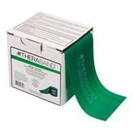 TheraBand Performance Health 81234764-TheraBand Exercise Resistance Band, Green, 4 in x 25 yd, Heavy Resistance (EA/1)