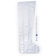 Tidi 50017-RBX AquaGuard Boot Shower Sheet IV Site Barrier Protector for Leg (PK/5)