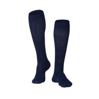 TOUCH 1012 Men's Knee-High Compression Socks, Intelligent Rib Pattern, 15-20 mmHg
