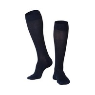 TOUCH 1013 Men's Knee-High Compression Socks, Fine Checkered Pattern, 15-20 mmHg