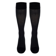 TOUCH 1021 Men's Knee-High Compression Socks, Herringbone Pattern, 20-30 mmHg