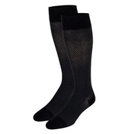 TOUCH 1021 Men's Knee-High Compression Socks, Herringbone Pattern, 20-30 mmHg