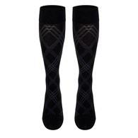 TOUCH 1024 Men's Knee High Compression Socks, Argyle Pattern, 20-30 mmHg