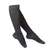 TOUCH 1061 Ladies' Knee-High Compression Socks, Herringbone Pattern, 15-20 mmHg