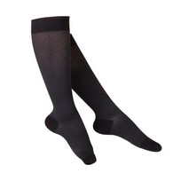 TOUCH 1061 Ladies' Knee-High Compression Socks, Herringbone Pattern, 15-20 mmHg