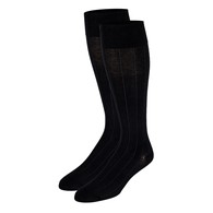 TOUCH 1062BL-S Ladies' Knee-High Compression Socks - Intelligent Rib - 15-20 mmHg - Black - SML