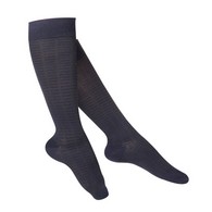 TOUCH 1063 Ladies' Knee-High Compression Socks, Fine Checkered Pattern, 15-20 mmHg