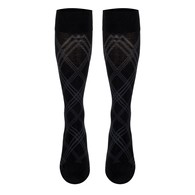 TOUCH 1074 Ladies' Knee-High Compression Socks, Argyle Pattern, 20-30 mmHg