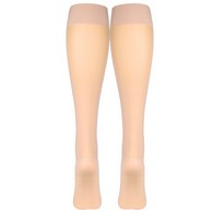 Truform 0253BG-M Sheer Knee-High Stockings - 30-40 mmHg - Beige - Medium