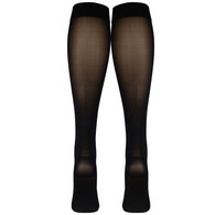 Truform 0253BL-XL Sheer Knee-High Stockings - 30-40 mmHg - Black - Extra Large