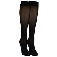 Truform 0263BL-S Sheer Knee-High Stockings - 20-30 mmHg - Black - Small