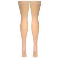 Truform 0264BG-S Sheer Thigh-High Stockings - 20-30 mmHg - Beige - Small