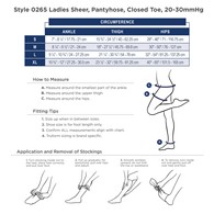 Truform 0265 Sheer Pantyhose - 20-30 mmHg