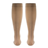 Truform 0361BG-L Knee-High Stockings - Open Toe - 20-30 mmHg - Beige - Large