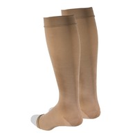 Truform 0361BG-S Knee-High Stockings - Open Toe - 20-30 mmHg - Beige - Small