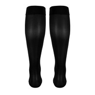 Truform 0361BL-XL Knee-High Stockings - Open Toe - 20-30 mmHg - Black - Extra Large