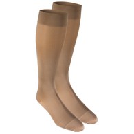 Truform 0363BG-L Knee-High Stockings - Closed Toe - 20-30 mmHg - Beige - Large
