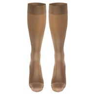 Truform 0363BG-S Knee-High Stockings - Closed Toe - 20-30 mmHg - Beige - Small