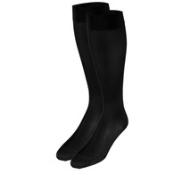 Truform 0363BL-L Knee-High Stockings - Closed Toe - 20-30 mmHg - Black - Large