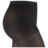 Truform 0366BL-M Ladies' Tights - Footless Compression Shapewear - 20-30 mmHg - Black - Medium