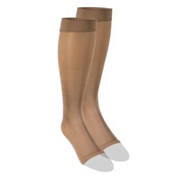 Truform 0371BG-XL Knee-High Stockings - Open Toe - 15-20 mmHg - Beige - Extra Large